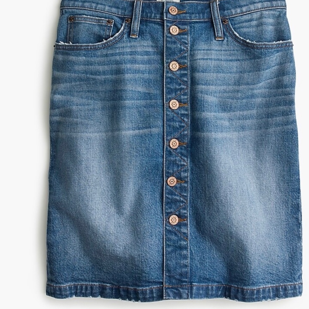JCrew denim skirt